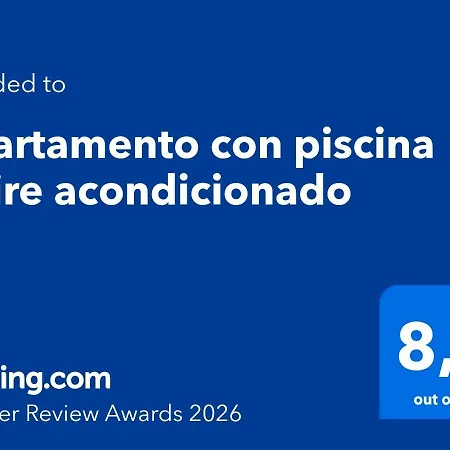 Con Piscina Y Aire Acondicionado Апартаменти *